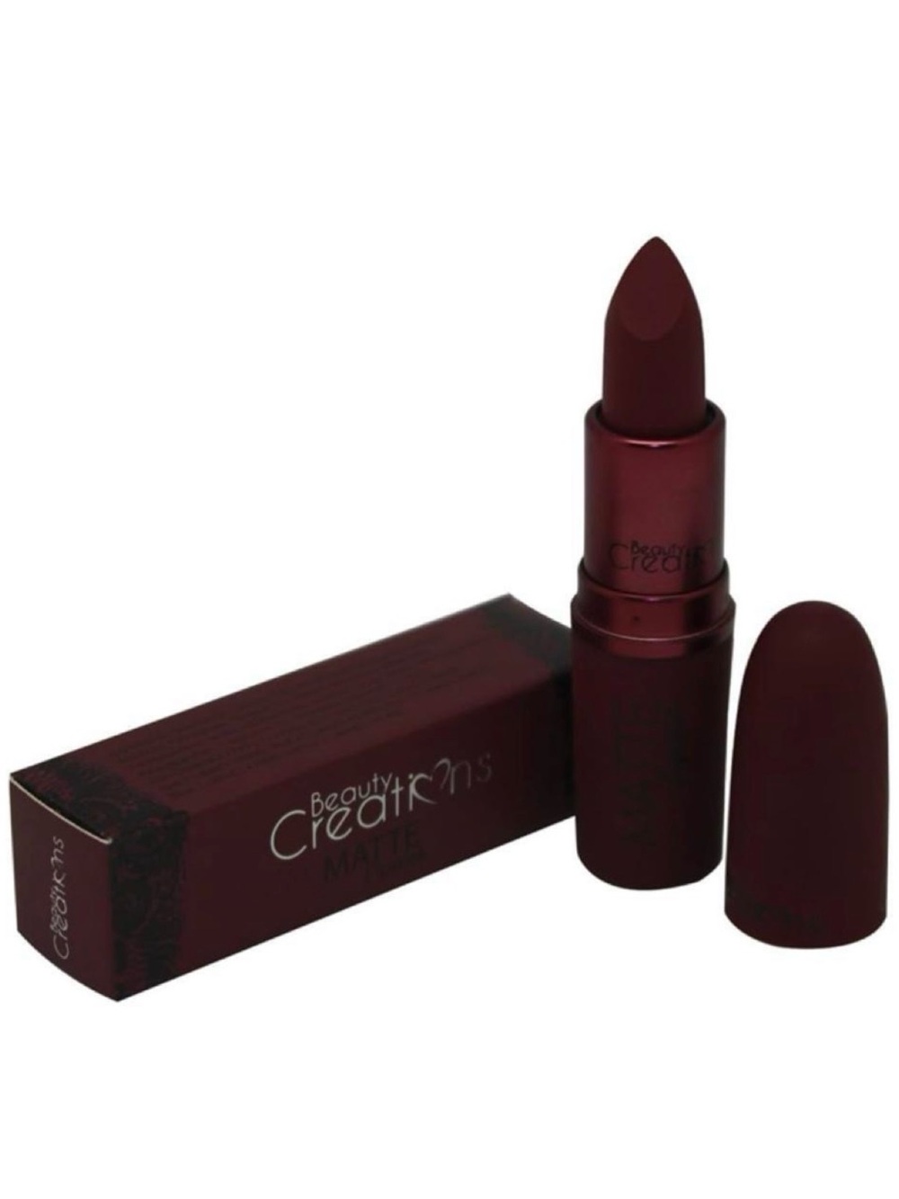 Beauty Creations Matte Lipstick - Burgundy Plum